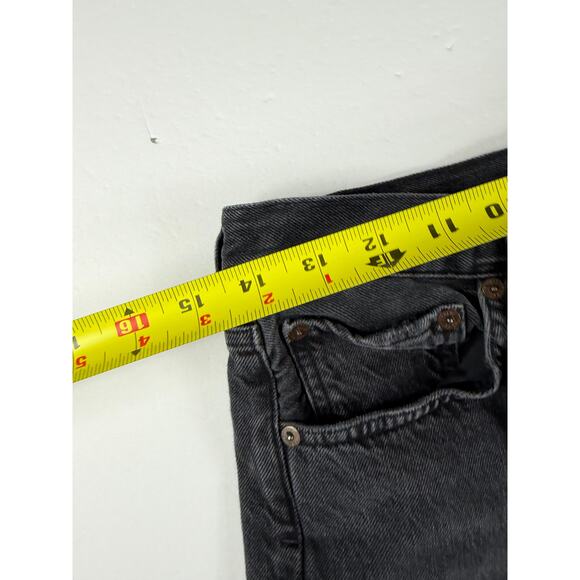 AGOLDE 90s Mid Rise Loose Jeans Photogram Black Wash Size 27 - Picture 8 of 10